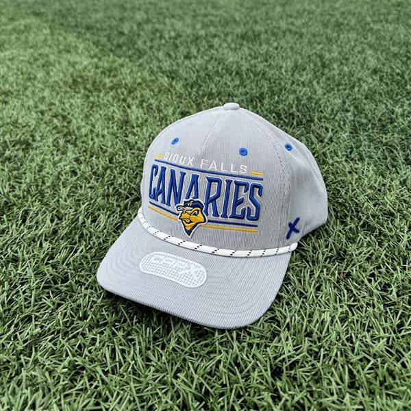 CapX Gray Corduroy Snapback