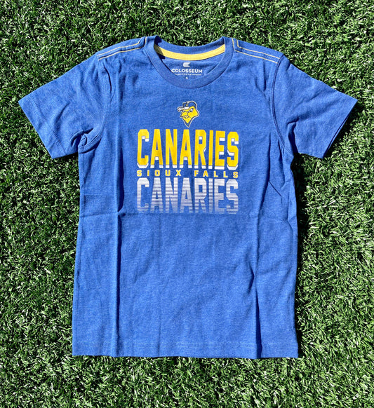 Youth Canaries T-Shirt- Blue
