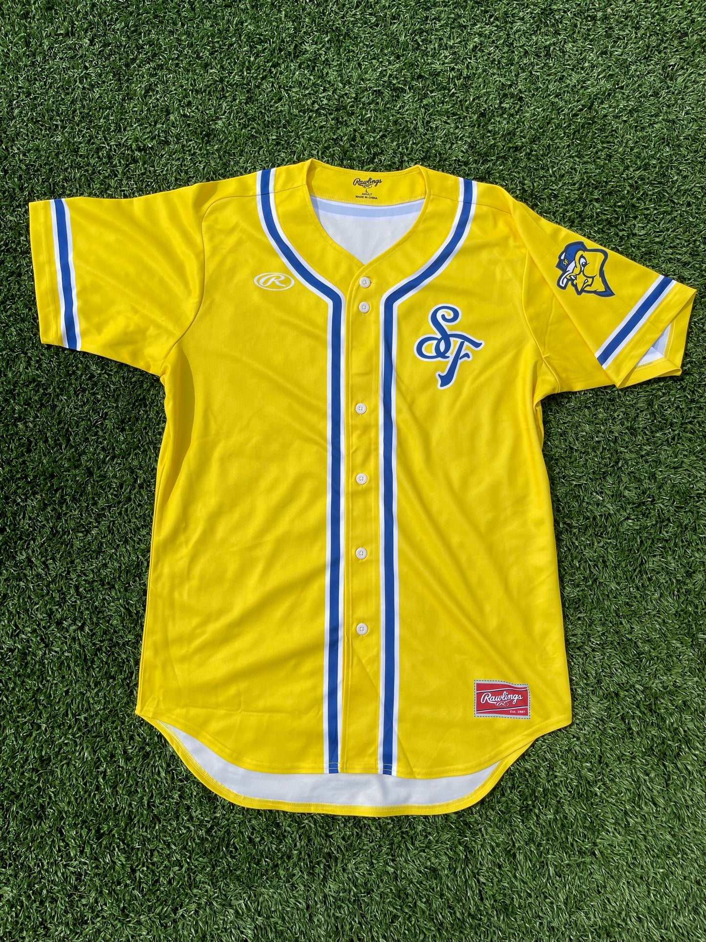 Replica Sioux Falls Canaries Yellow Jersey – Canaries Baseball Pro Shop