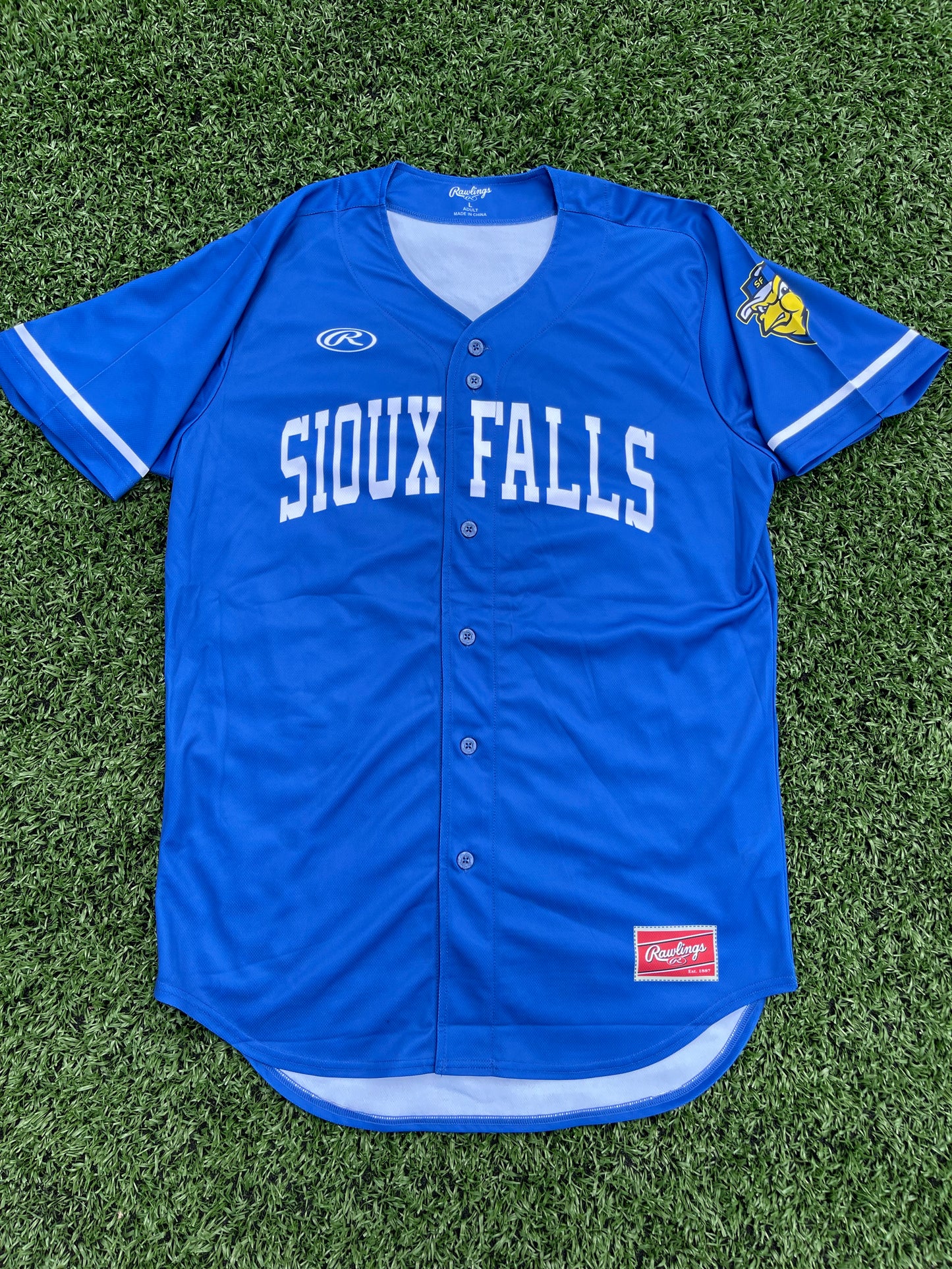 Replica Sioux Falls Canaries Royal Jersey