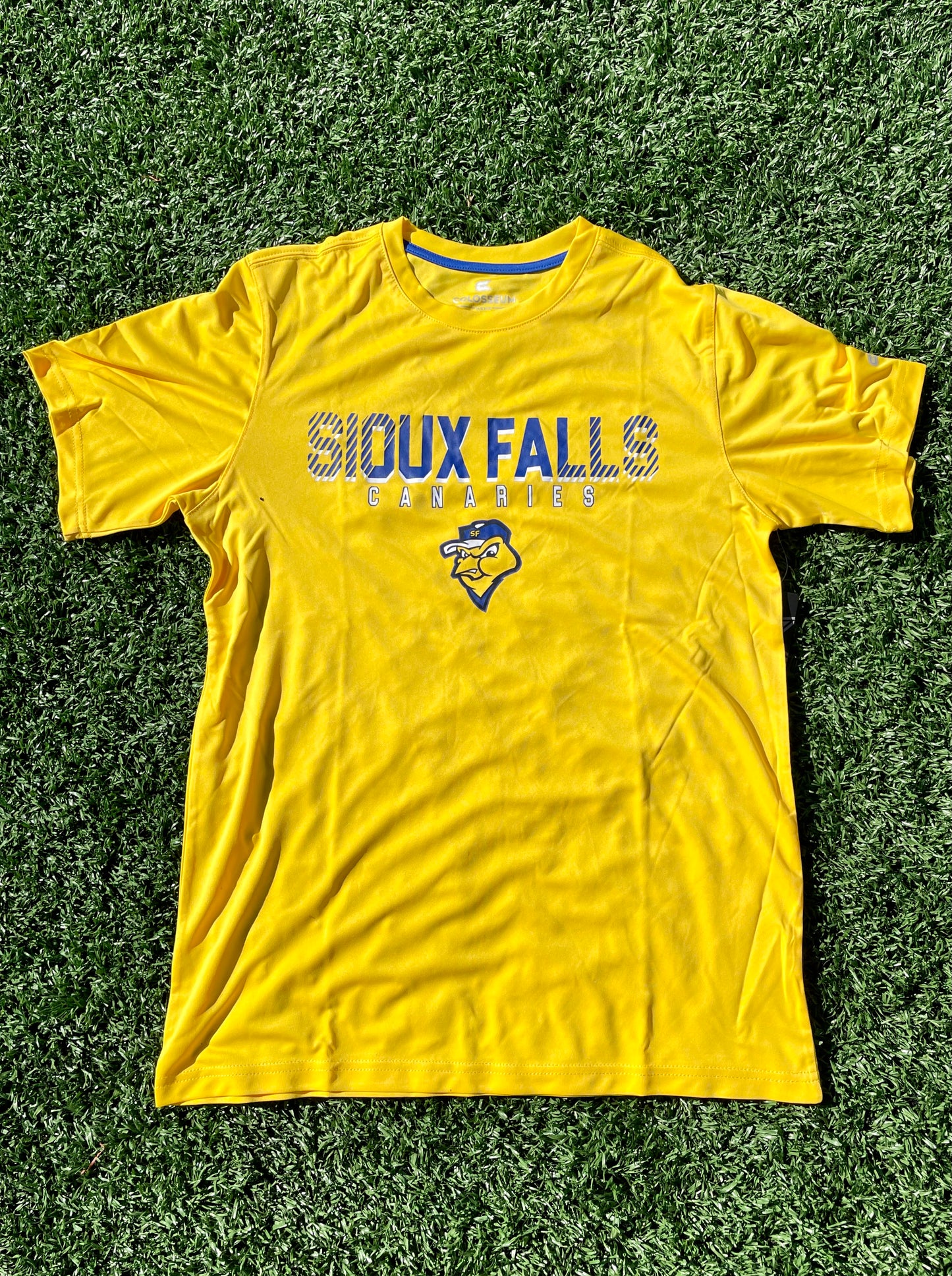 Men's Yellow SIOUX FALLS T-shirt